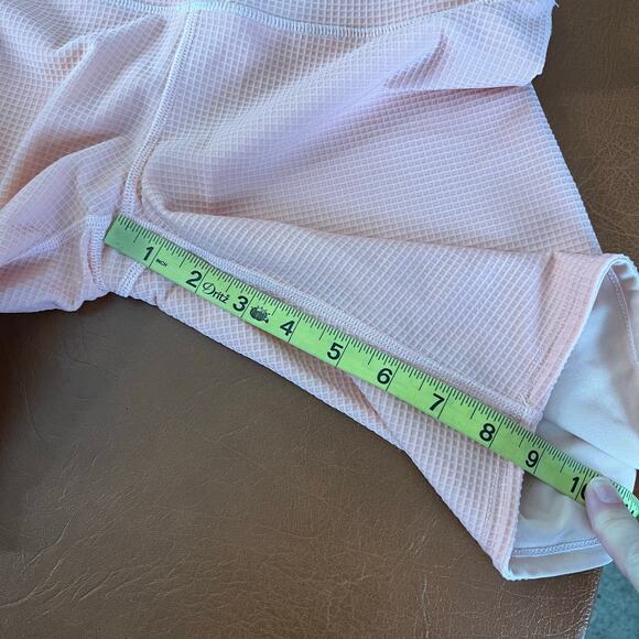 PacSun x Stone Fox Recycled Active Mid Bike Shorts Pink Size Medium Running Gym - Picture 8 of 8